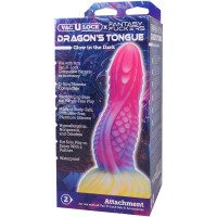 Фэнтезийный фаллоимитатор Doc Johnson Vac-U-Lock Fantasy Fuckers Dragon's Tongue (мятая упаковка!!!) — Просмотреть изображение 7