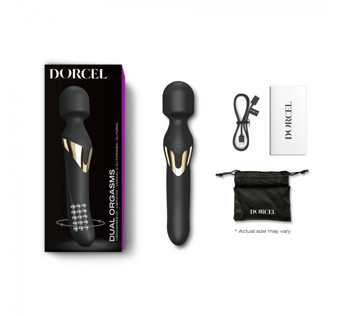Вибромассажер 2в1 Dorcel Dual Orgasms Gold (мятая упаковка!!!)