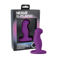 Вібромасажер простати Nexus G-Play Plus L Purple, макс діаметр 3,5 см, перезаряджається — Переглянути зображення 2