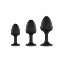 Анальна пробка Dorcel Geisha Plug Diamond M з кулькою всередині, створює вібрації, макс. діам. 3,2см — Просмотреть изображение 5