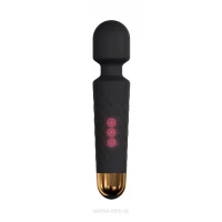 Мінівібромасажер Dorcel Wand Wanderful Black потужний, водонепроникний, 18 режимів роботи — Переглянути зображення 1