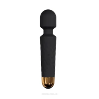 Мінівібромасажер Dorcel Wand Wanderful Black потужний, водонепроникний, 18 режимів роботи — Переглянути зображення 3