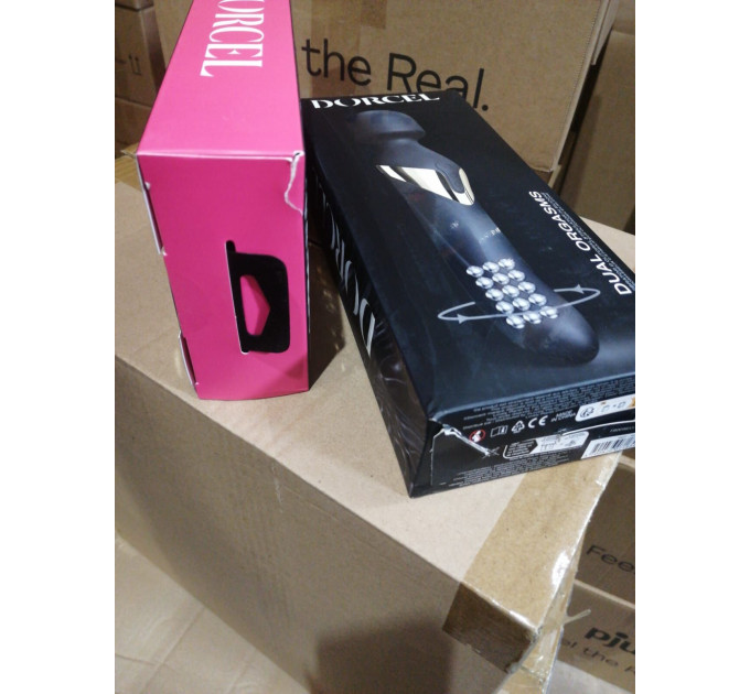 Вибромассажер 2в1 Dorcel Dual Orgasms Gold (мятая упаковка!!!)