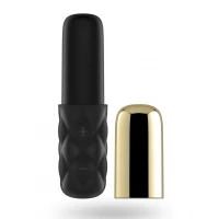 Потужний мінівібратор Satisfyer Sparkling Darling Gold зі знімним ковпачком, 16 режимів роботи — Переглянути зображення 3