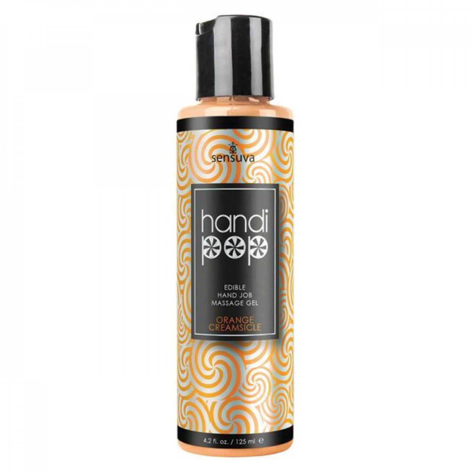 Смачний гель для вишуканих мануальних та оральних пестощів Sensuva Handipop Orange Creamsicle 125 мл