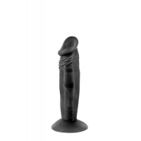 Фалоімітатор із присоскою Real Body — Real Zack Black, TPE, діаметр 3,7 см — Переглянути зображення 1