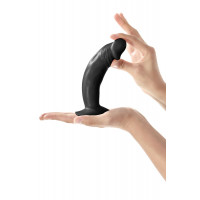 Фаллоимитатор с присоской Real Body - Real Zack Black, TPE, диаметр 3,7см