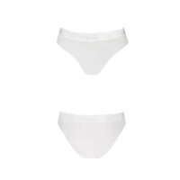 Трусики з прозорою вставкою Passion PS006 PANTIES XL, white — Переглянути зображення 4