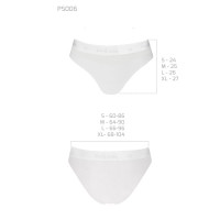 Трусики с прозрачной вставкой Passion PS006 PANTIES XL, white