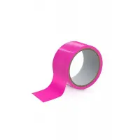 Скотч для бондажа Fetish Tentation Fuchsia (15м), не липне до шкіри і волосків, тільки сам до себе — Просмотреть изображение 1