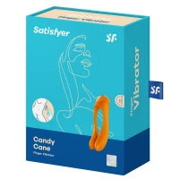 Вібратор на палець Satisfyer Candy Cane Orange — Переглянути зображення 6