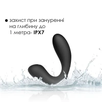 Масажер простати та вібратор точки G з пультом ДК Svakom Vick Black — Переглянути зображення 4