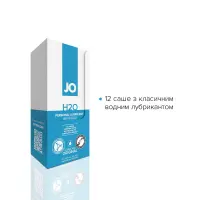 Набір лубрикантів Foil Display Box – JO H2O Lubricant – Original – 12 × 10ml — Просмотреть изображение 2