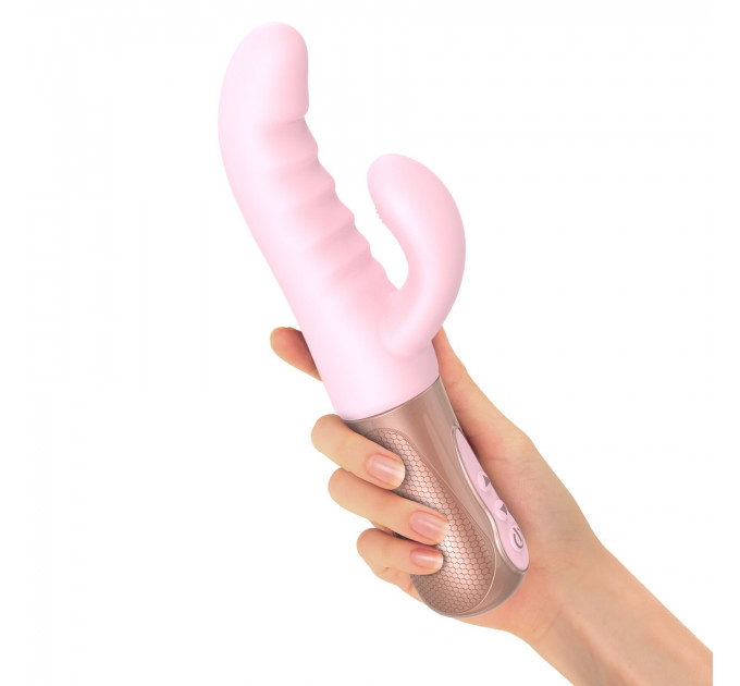 Подвійний пульсатор-кролик Love To Love SASSY BUNNY - BABY PINK