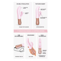 Двойной пульсатор кролик Love To Love SASSY BUNNY - BABY PINK — Просмотреть изображение 6