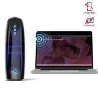 Интерактивный смарт мастурбатор Magic Motion Xone, имитация фрикций, 10 режимов, турбо-кнопка — Просмотреть изображение 9