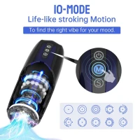 Інтерактивний смарт мастурбатор Magic Motion Xone, імітація фрикцій, 10 режимів, кнопка турбо — Переглянути зображення 6