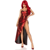 Еротична сукня Leg Avenue Shimmer bodysuit with skirt S — Переглянути зображення 3