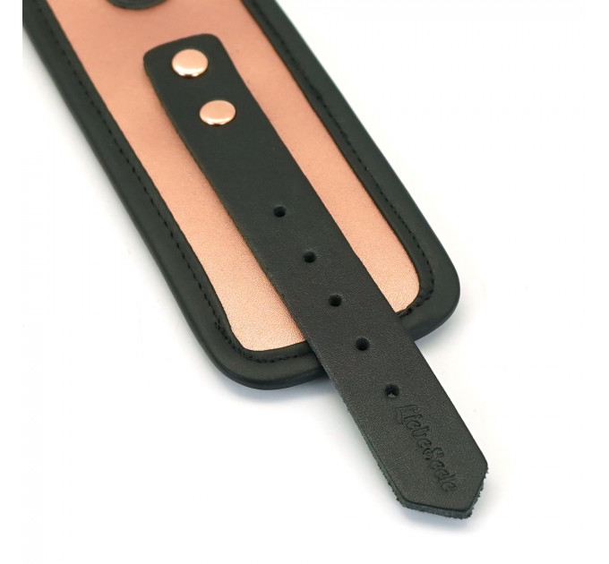 Наручники Liebe Seele Rose Gold Memory Wrist Cuff, натуральна шкіра, золото рожеве