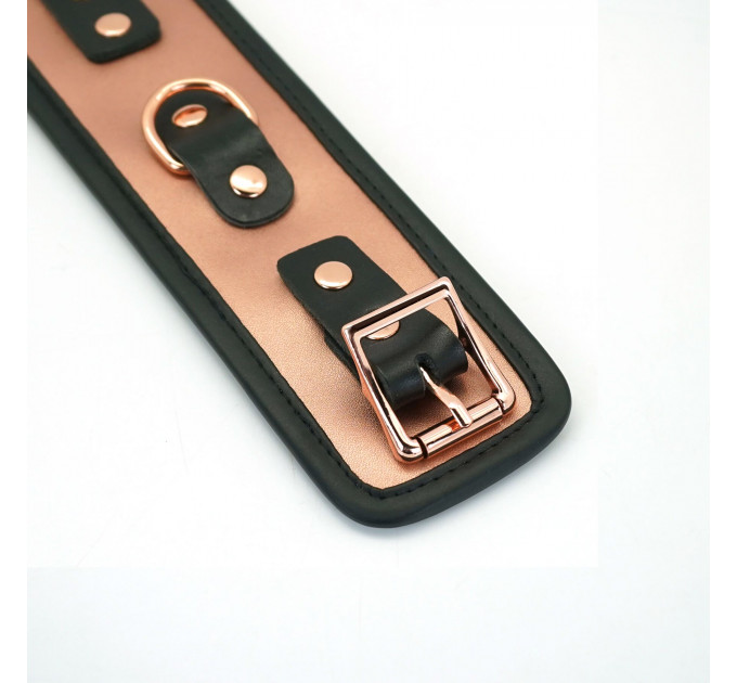 Наручники Liebe Seele Rose Gold Memory Wrist Cuff, натуральна шкіра, золото рожеве