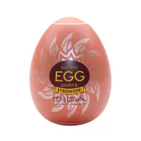 Мастурбатор-яйце Tenga Egg Shiny II, щільний TPE, пробник лубриканту 5 мл — Просмотреть изображение 1