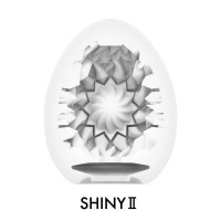 Мастурбатор-яйцо Tenga Egg Shiny II, плотный TPE, пробник лубриканта 5 мл