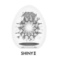 Мастурбатор-яйце Tenga Egg Shiny II, щільний TPE, пробник лубриканту 5 мл — Просмотреть изображение 4