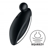 Вібратор для зовнішньої стимуляції Satisfyer Spot On 2 Black, дуже потужний, гнучкий відросток — Просмотреть изображение 1