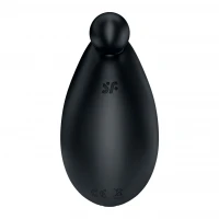 Вібратор для зовнішньої стимуляції Satisfyer Spot On 2 Black, дуже потужний, гнучкий відросток — Просмотреть изображение 5