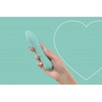 Вібратор з підігрівом FairyGasm WowGenie green, підігрів до 42 °C — Переглянути зображення 7