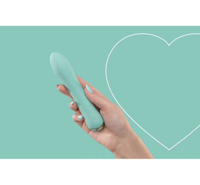 Вібратор з підігрівом FairyGasm WowGenie green, підігрів до 42 °C