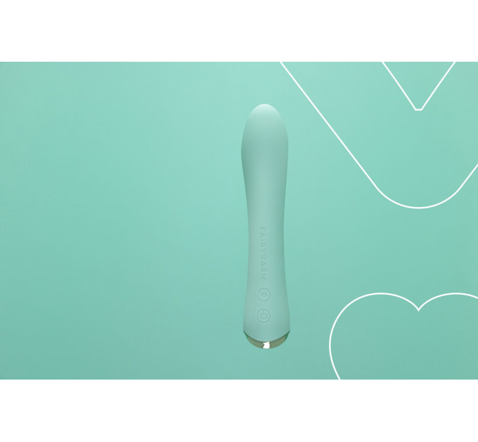 Вібратор з підігрівом FairyGasm WowGenie green, підігрів до 42 °C