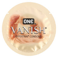 Набір презервативів ONE Vanish Hyperthin, 100 шт, ультратонкі, зі змазкою, паковання-тубус — Переглянути зображення 3