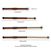 Фіксатор-розпірка LOCKINK Adjustable Spreader Bar Set, коричневий, шкіряний, ремені для шиї, рук/ніг — Переглянути зображення 7
