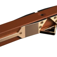 Фіксатор-розпірка LOCKINK Adjustable Spreader Bar Set, коричневий, шкіряний, ремені для шиї, рук/ніг — Переглянути зображення 6