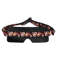 БДСМ-набір LOCKINK The Flowering Serpent Bondage Set, чорний, з малюнком у вигляді змій, 12 предметів — Переглянути зображення 14