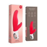 Вібратор-кролик для точки А Fun Factory LADY BI india red, 2 мотори, 12 режимів — Переглянути зображення 4