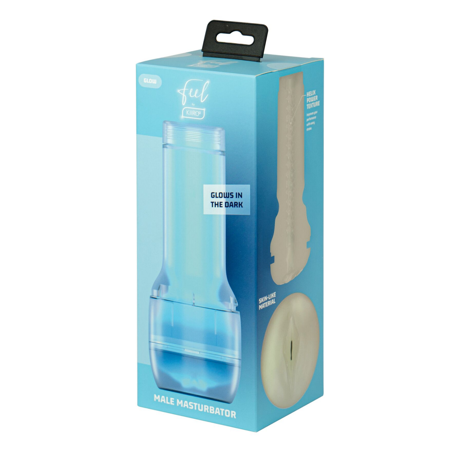 Мастурбатор Kiiroo Feel Glow PBC, совместим с PowerBlow, Control и Keon, светится в темноте