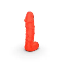Свеча в виде члена Чистий Кайф MEDIUM Orange