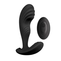 Вібромасажер простати S Pleasures Premium Cozy, чорний, з рельєфною головкою, 10 режимів — Переглянути зображення 1