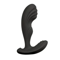 Вібромасажер простати S Pleasures Premium Cozy, чорний, з рельєфною головкою, 10 режимів — Переглянути зображення 2