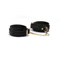 Поножі Liebe Seele Boudoir Amor Ankle Cuffs Black, знімний з’єднувальний ланцюжок