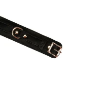 Поножі Liebe Seele Boudoir Amor Ankle Cuffs Black, знімний з’єднувальний ланцюжок — Переглянути зображення 5