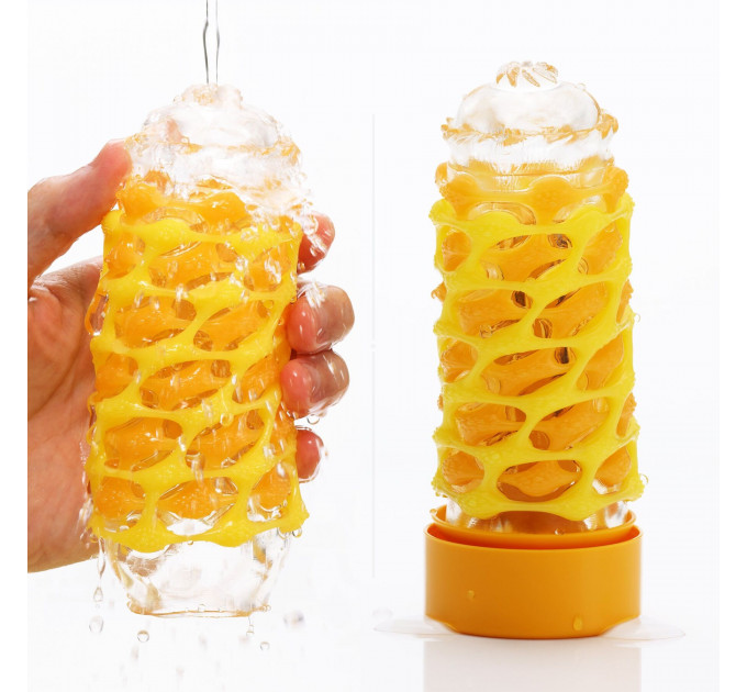 Мастурбатор Tenga ARTE WEAVE, зі щільними вставками для стимуляції, плетена текстура