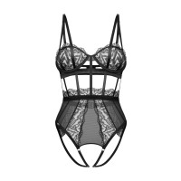 Боді Obsessive Hersis crotchless teddy L/XL — Переглянути зображення 9