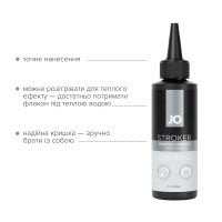 Лубрикант для мастурбаторів JO Stroker Lubricant 120 мл, на водній основі, густий, з аплікатором — Переглянути зображення 3