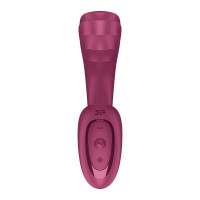Вагінально-кліторальний вібратор Satisfyer G for Goddess 3 Wine Red, 2 мотори — Переглянути зображення 3