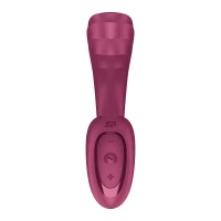 Вагінально-кліторальний вібратор Satisfyer G for Goddess 3 Wine Red, 2 мотори — Переглянути зображення 3