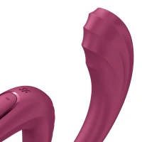 Вагінально-кліторальний вібратор Satisfyer G for Goddess 3 Wine Red, 2 мотори — Переглянути зображення 4
