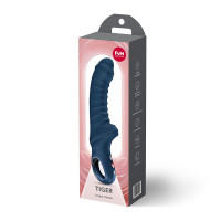 Вибратор для точки G Fun Factory TIGER Nightblue, ребристый, подходит для анальной стимуляции — Просмотреть изображение 5